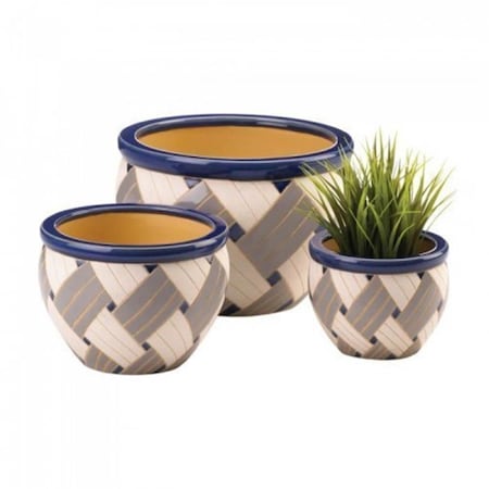 Summerfield Terrace Geo Print Planter Trio 10018824